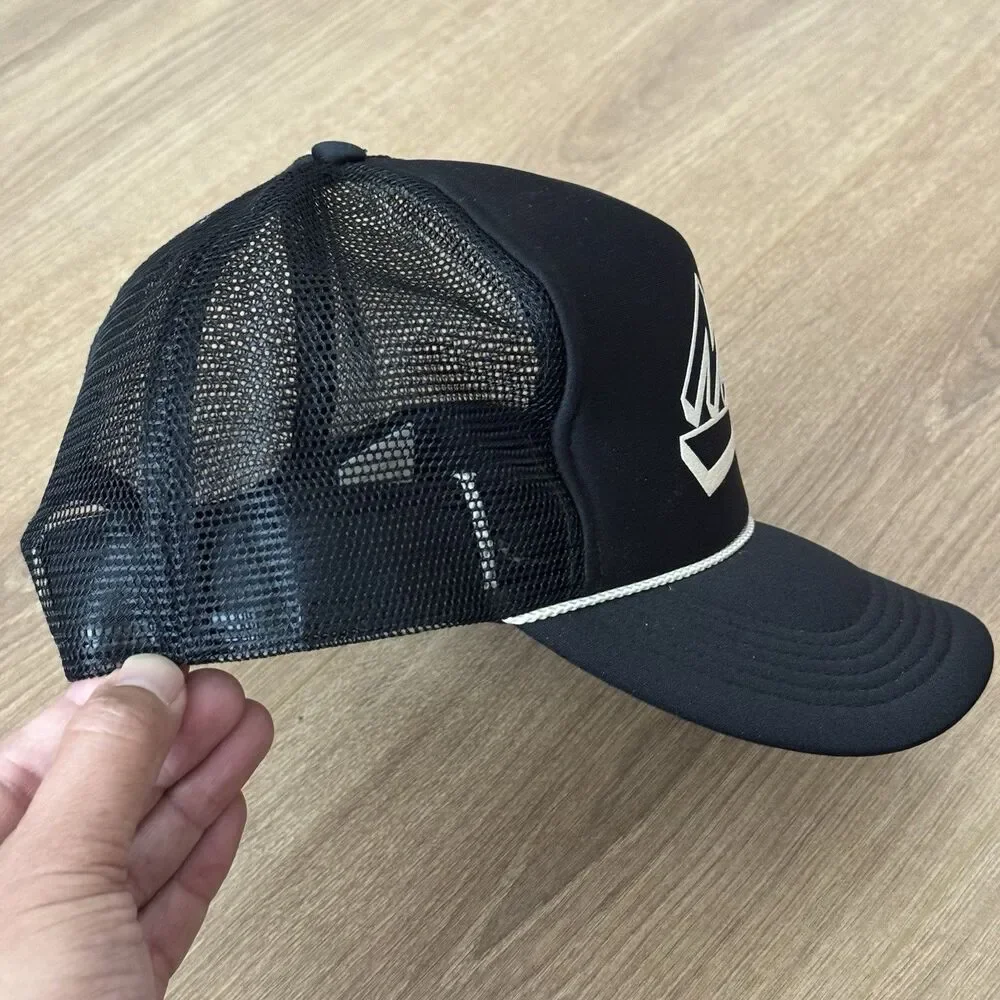 Vintage 80's Hawaii Maui Cap Mesh Rope Trucker Snapback Hat Hawaiian Retro